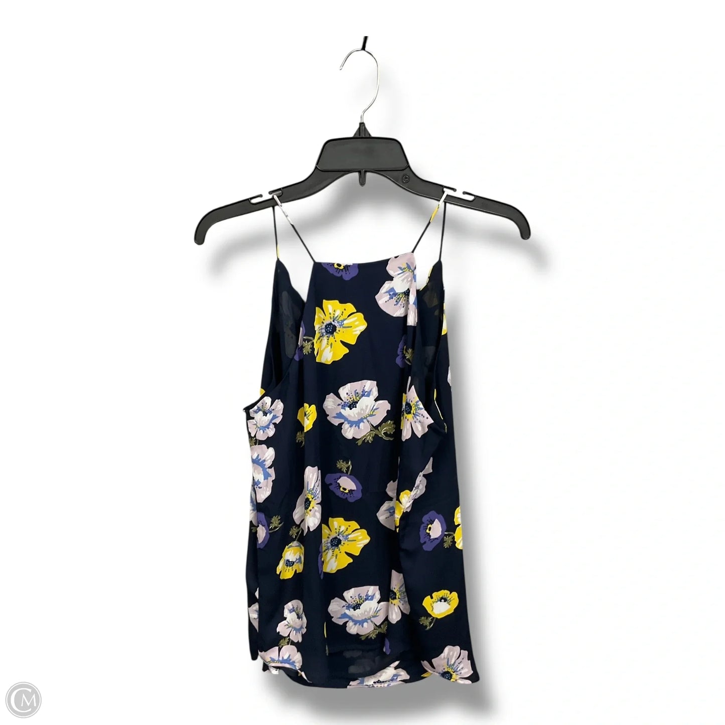 Top Sleeveless By Loft In Floral Print, Size: M