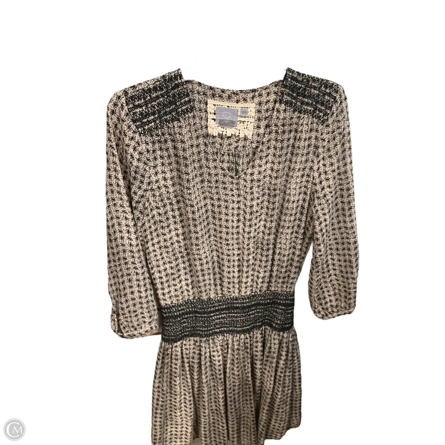 Dress Casual Short By Cmc In Black & Cream, Size: S