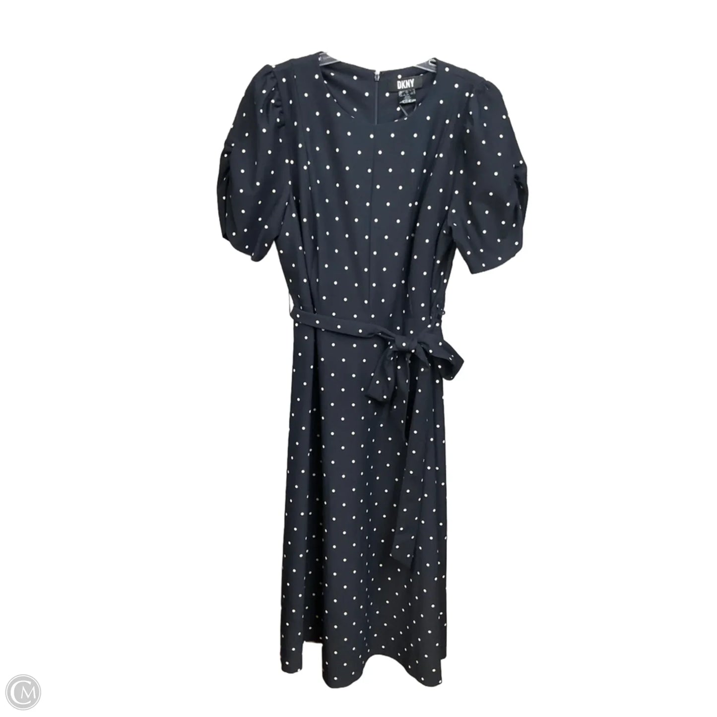 Dress Casual Maxi By Dkny In Polkadot Pattern, Size: Xxl