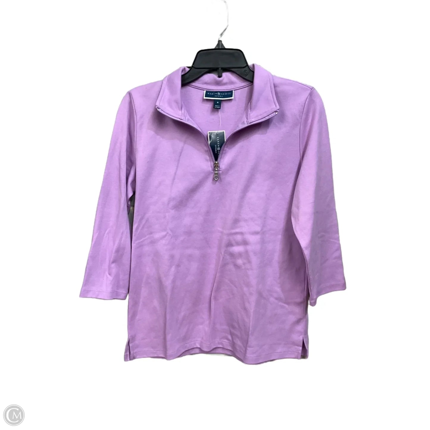 Athletic Jacket By Clothes Mentor In Purple, Size: M