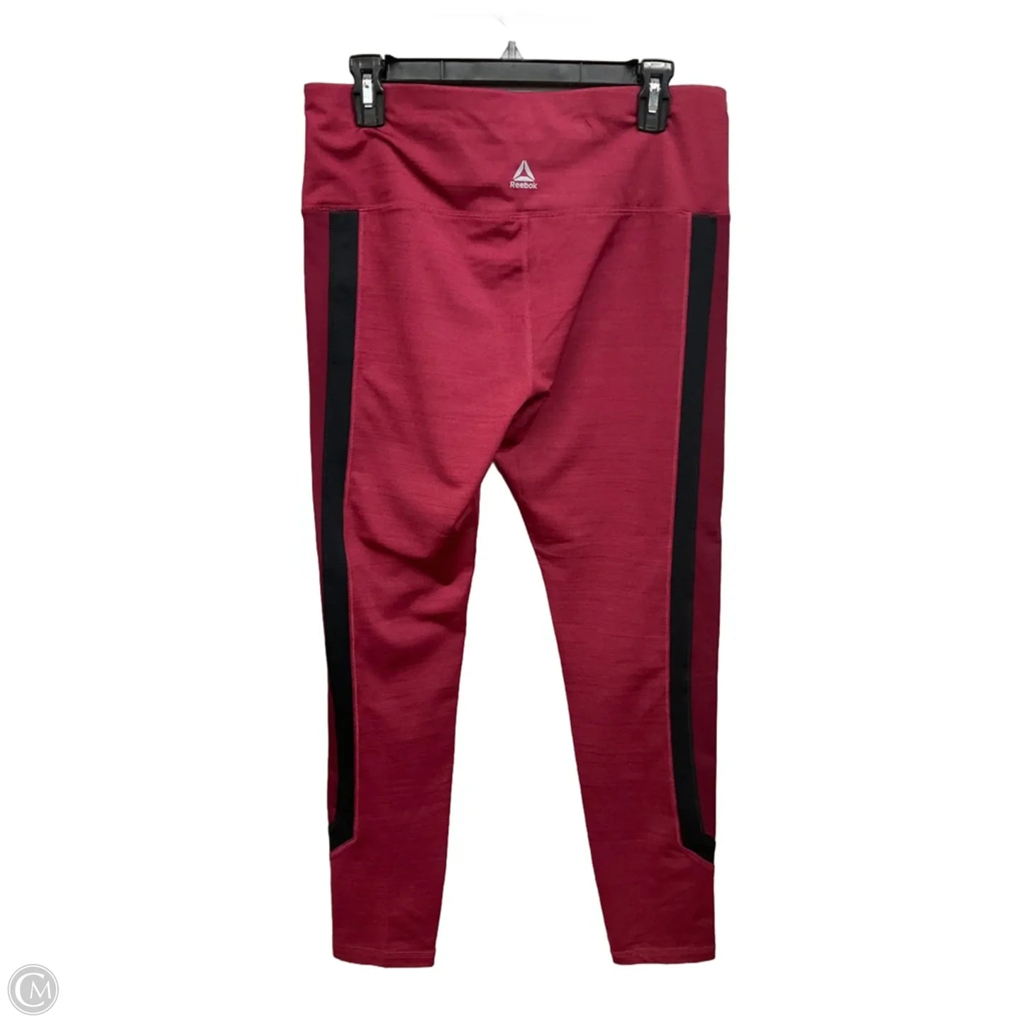 Athletic Pants 2pc By Reebok In Maroon, Size: L