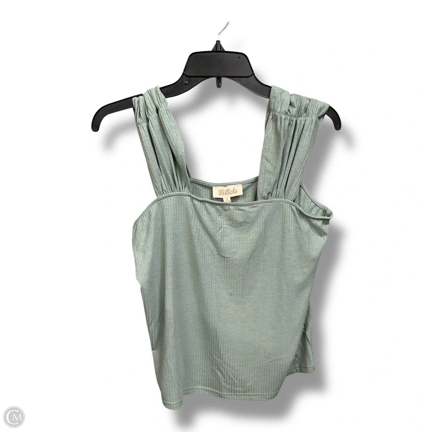 Top Sleeveless By Cmc In Green, Size: S