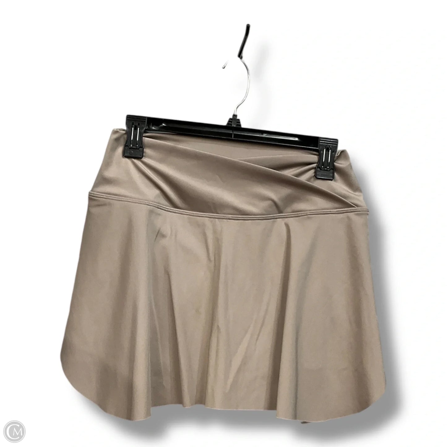 Athletic Skort By Calvin Klein In Tan, Size: M