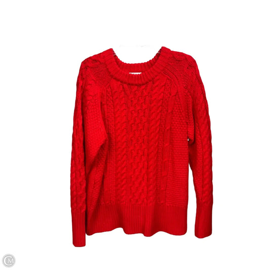 Sweater By Style And Company In Red, Size: Xl
