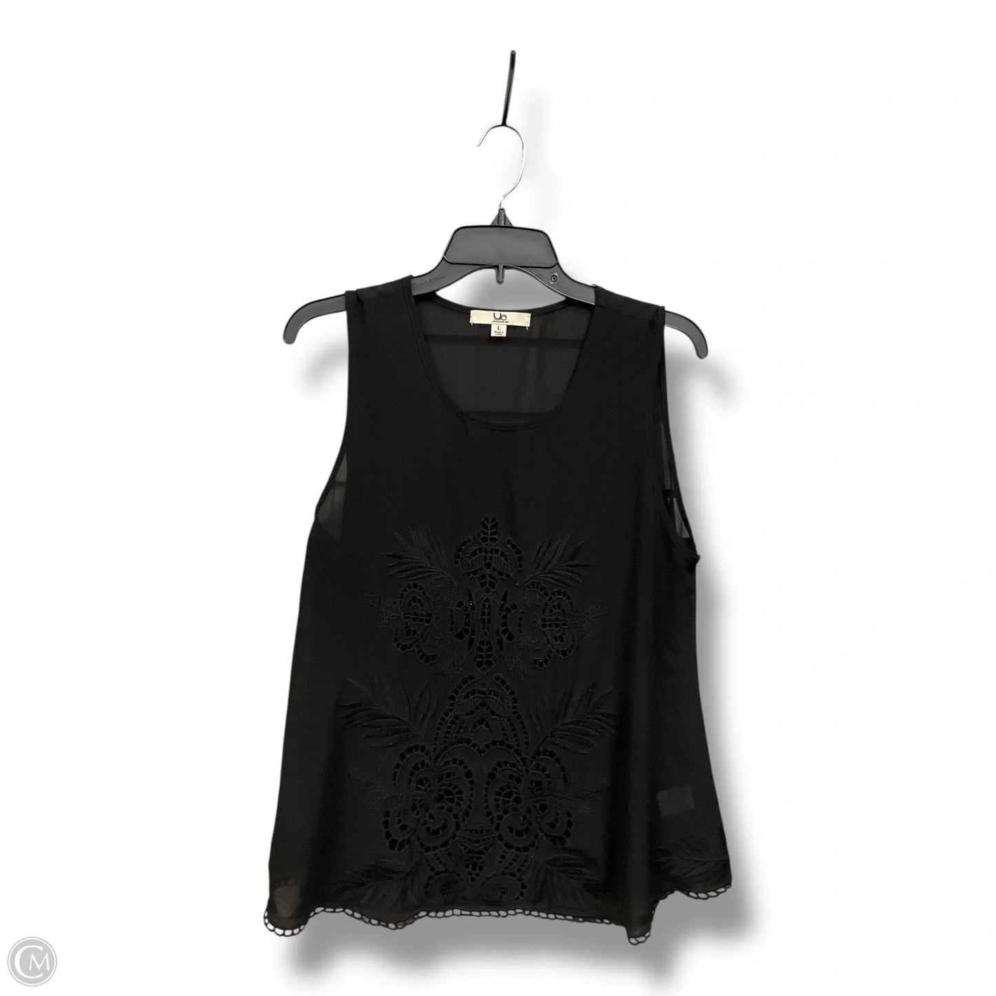 Top Sleeveless By Ya In Black, Size: L