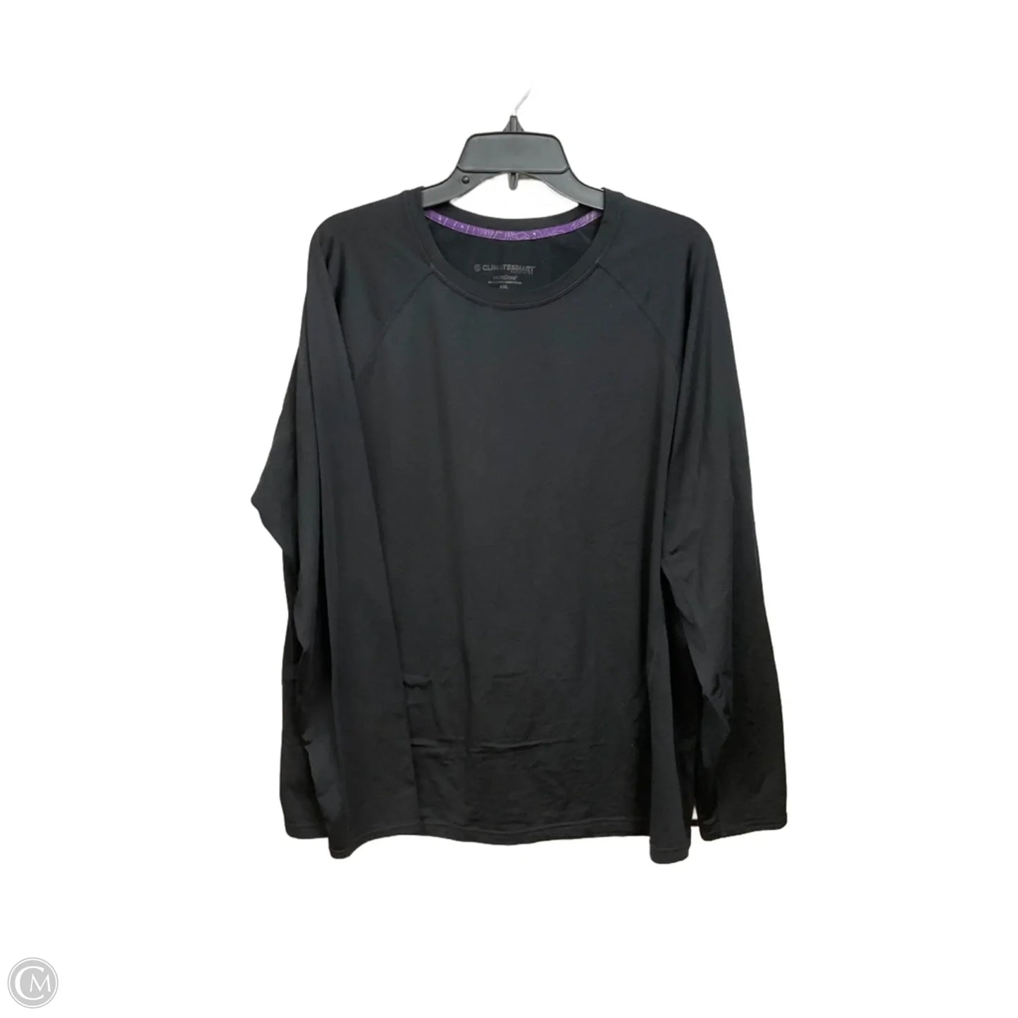 Top Long Sleeve Basic By Clothes Mentor In Black, Size: Xxl