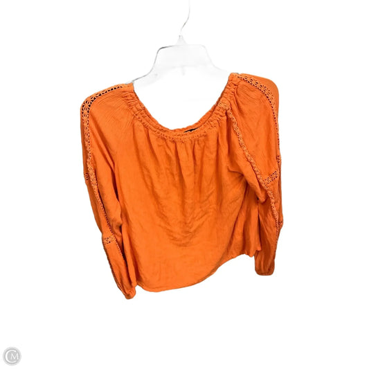 Top 3/4 Sleeve Basic By Sanctuary In Orange, Size: S