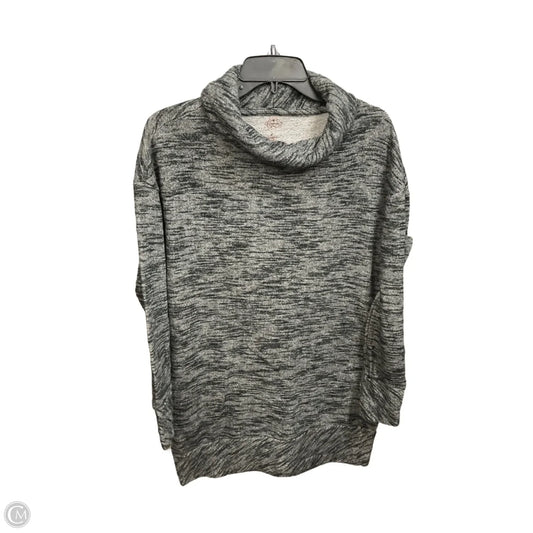 Tunic Long Sleeve By St Johns Bay In Black & Grey, Size: M