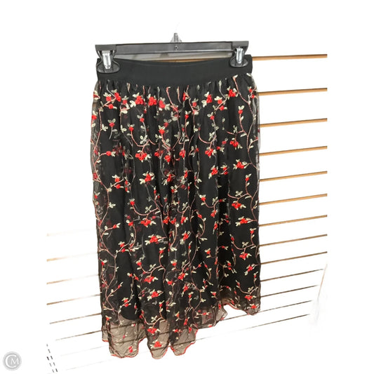 Skirt Midi By Forever 21 In Floral Print, Size: S