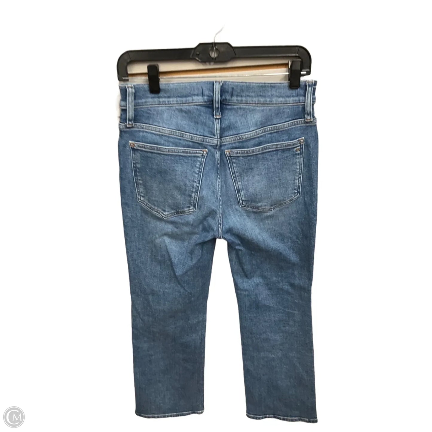 Jeans Straight By Madewell In Blue Denim, Size: 4