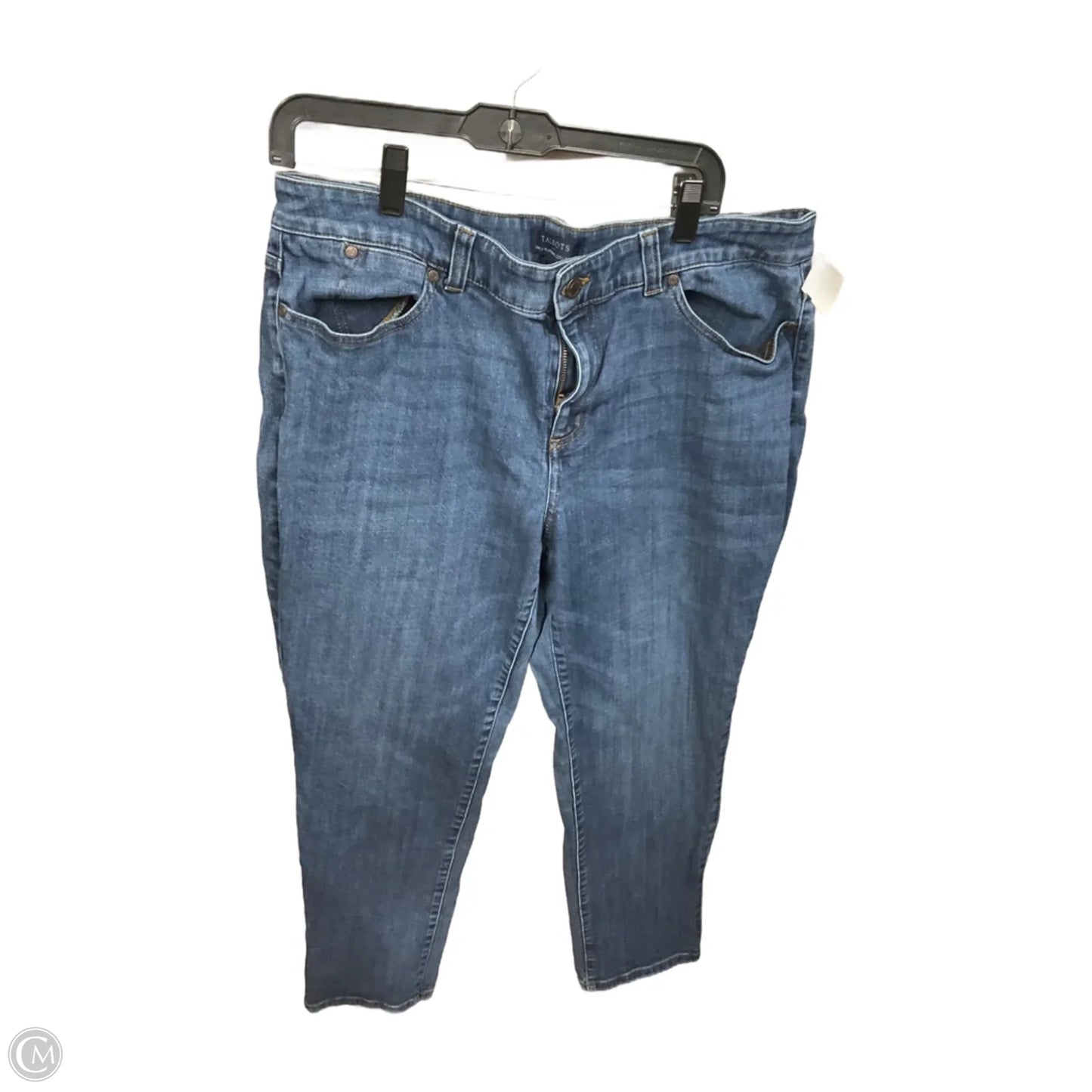 Jeans Boyfriend By Talbots In Blue Denim, Size: 16
