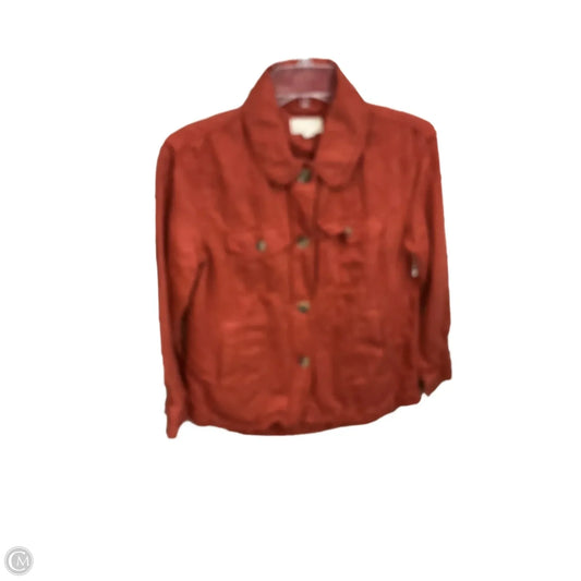 Blouse Long Sleeve By Loft In Bronze, Size: Xsp