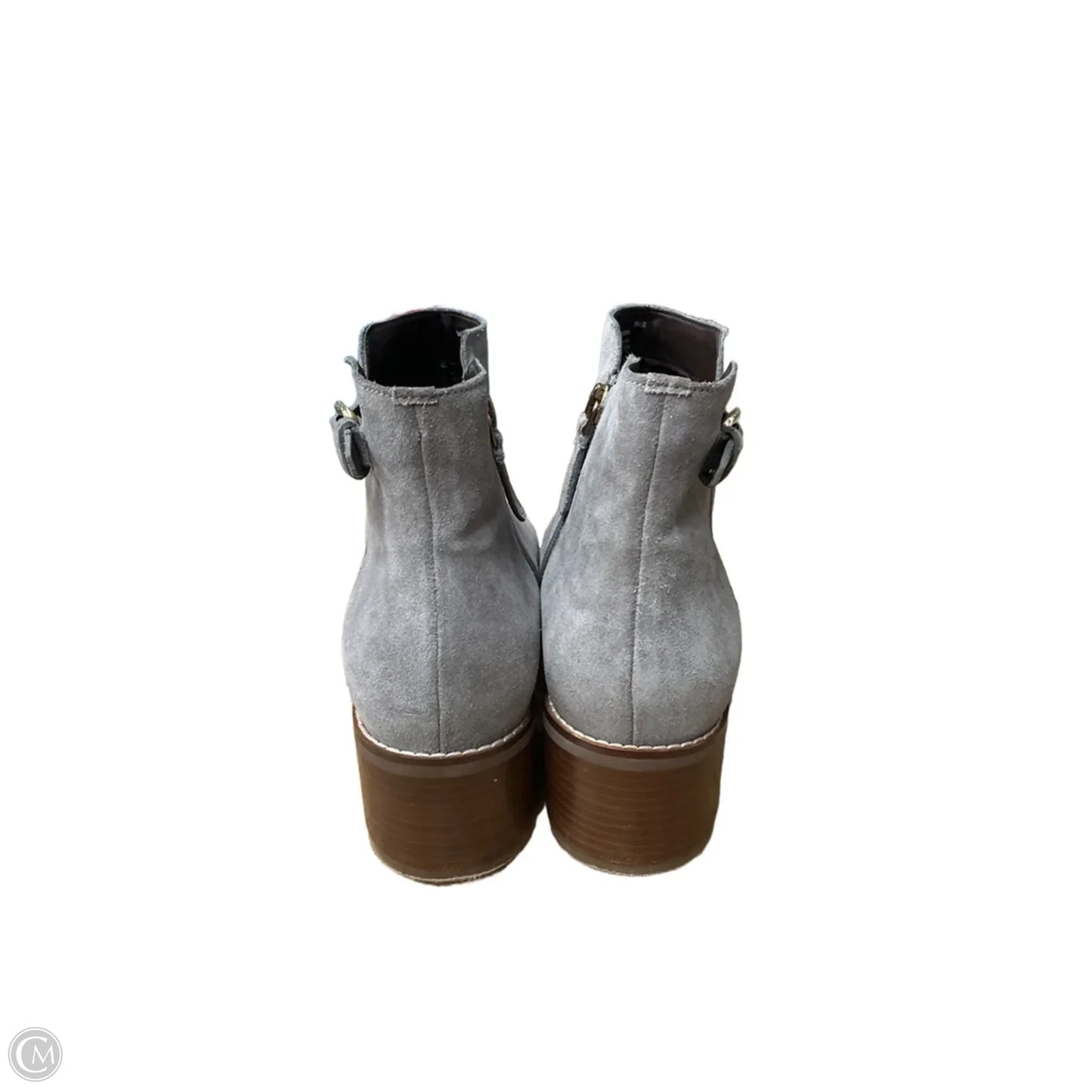 Boots Ankle Heels By Cole-haan In Taupe, Size: 9.5