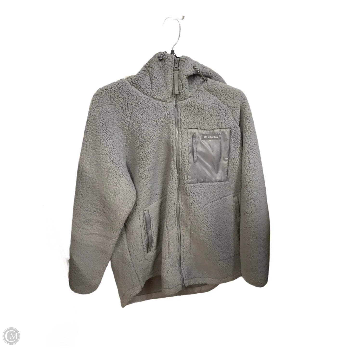 Jacket Fleece By Columbia In Grey, Size: Xl