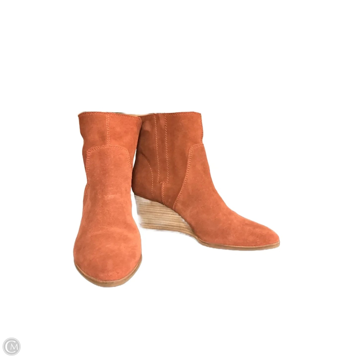 Boots Ankle Heels By Lucky Brand In Brown, Size: 10