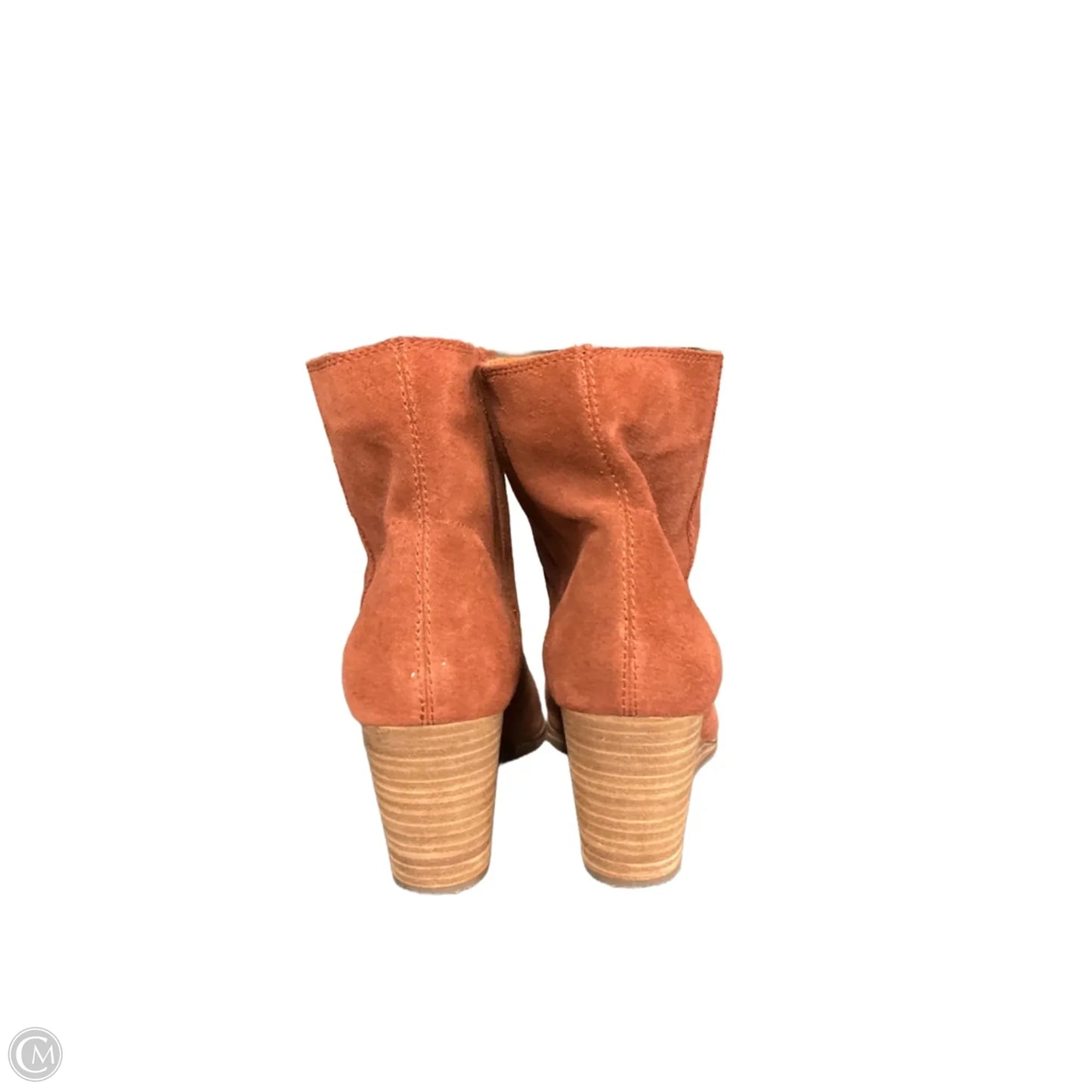 Boots Ankle Heels By Lucky Brand In Brown, Size: 10