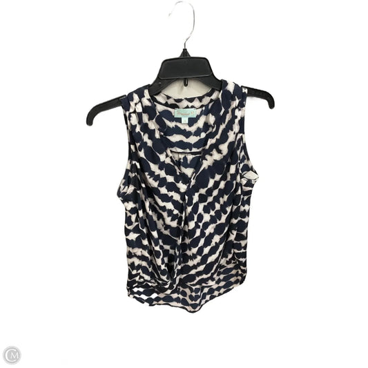 Blouse Sleeveless By Veronica M In Multi-colored, Size: M
