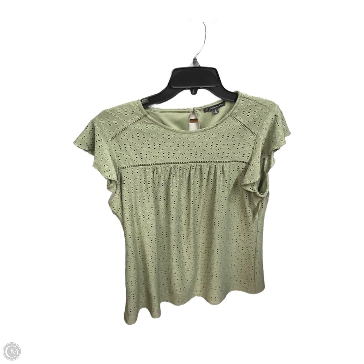 Top Sleeveless Basic By Adrianna Papell In Green, Size: M