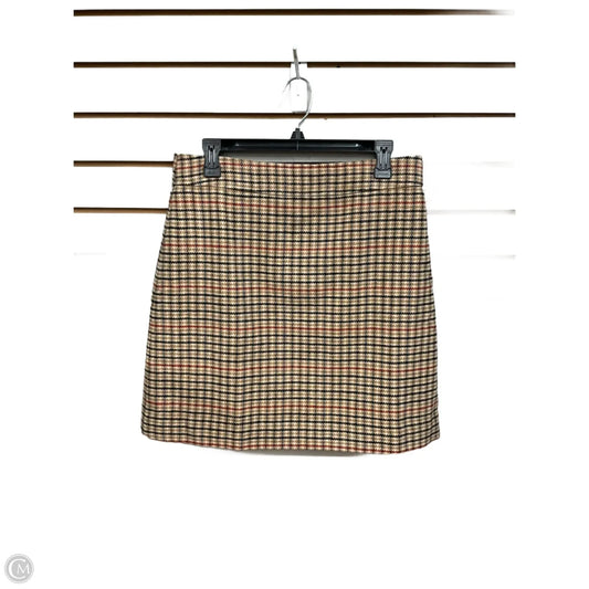 Skirt Mini & Short By J. Crew In Plaid Pattern, Size: 10
