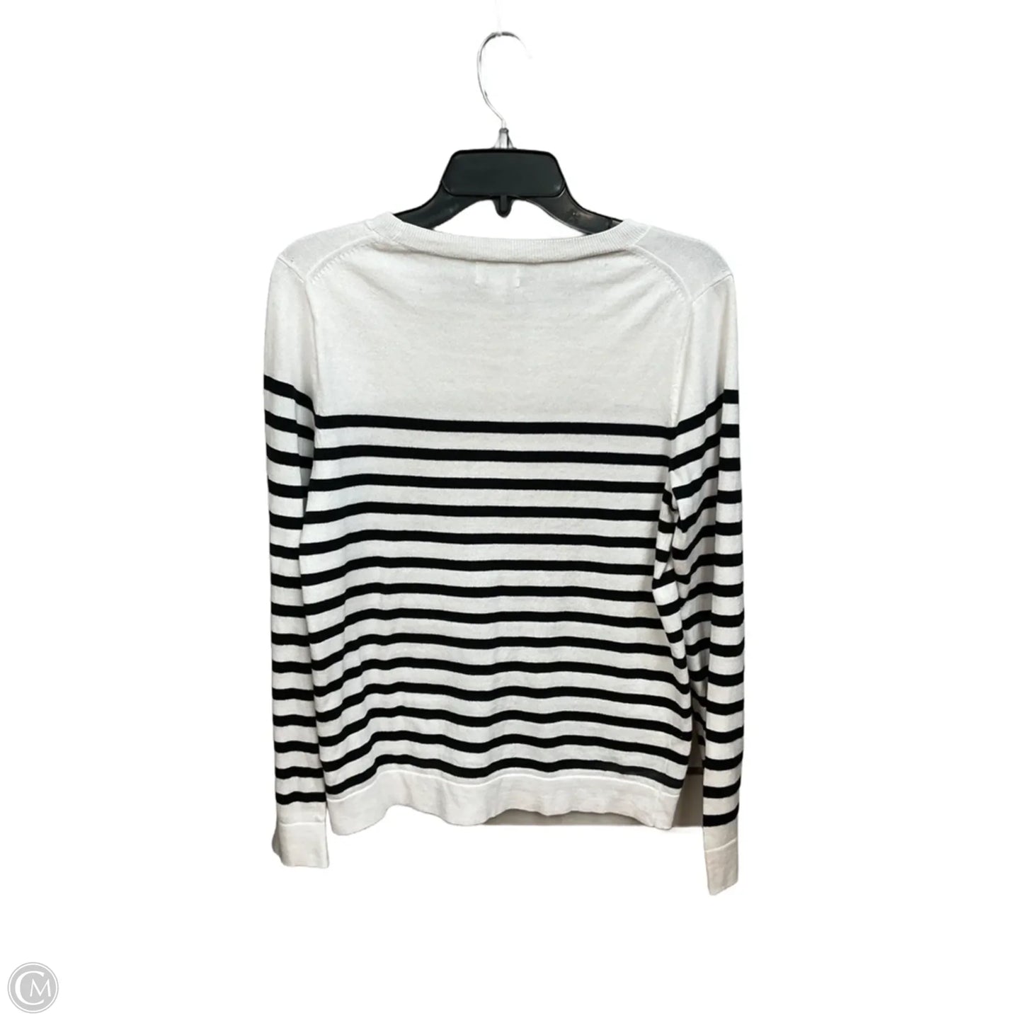 Top Long Sleeve By J. Crew In Striped Pattern, Size: M