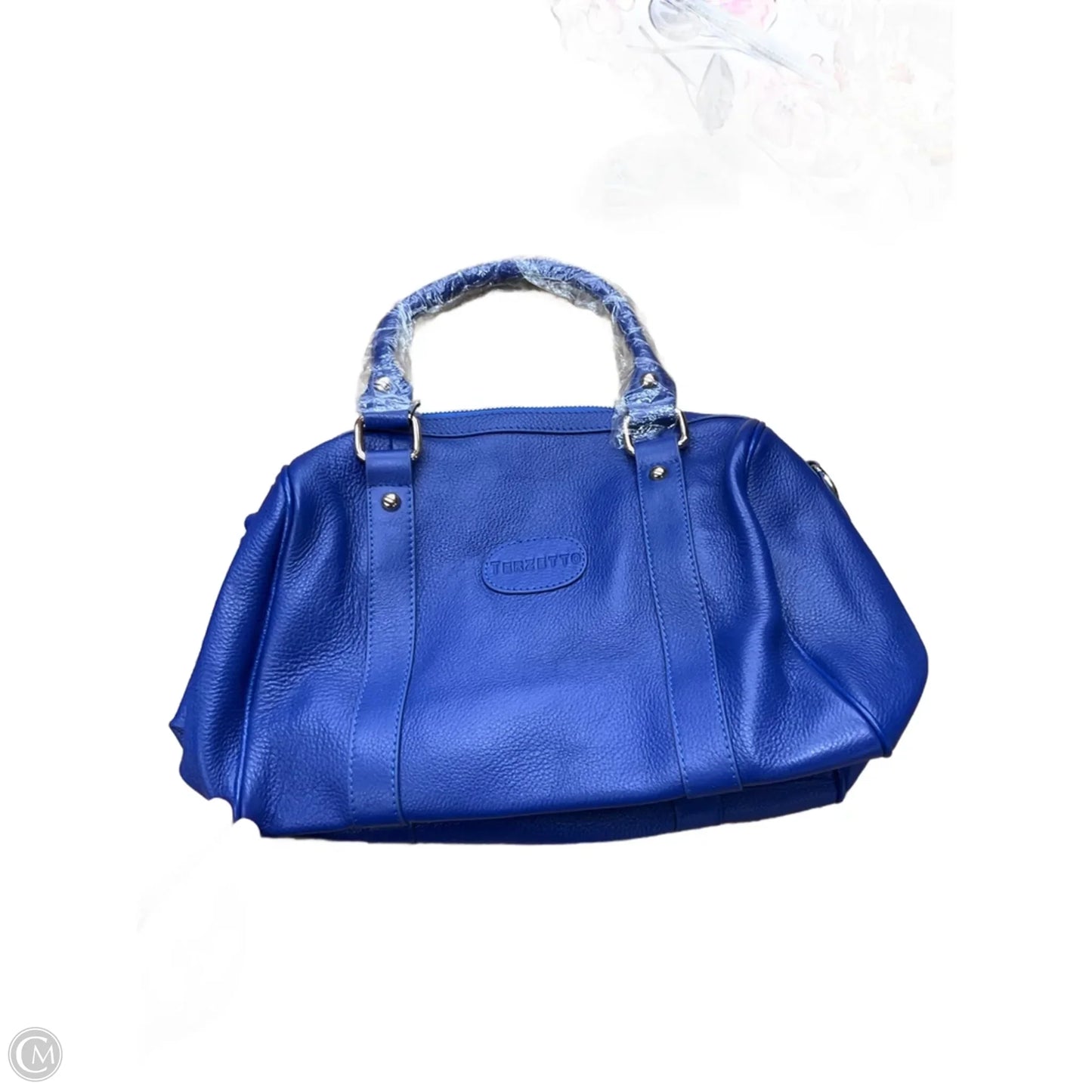 Handbag Leather By Cmc, Size: Large