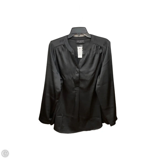 Blouse Long Sleeve By Lane Bryant In Black, Size: 1x