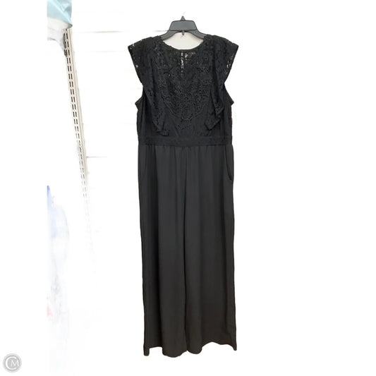 Jumpsuit By Xhilaration In Black, Size: Xxl