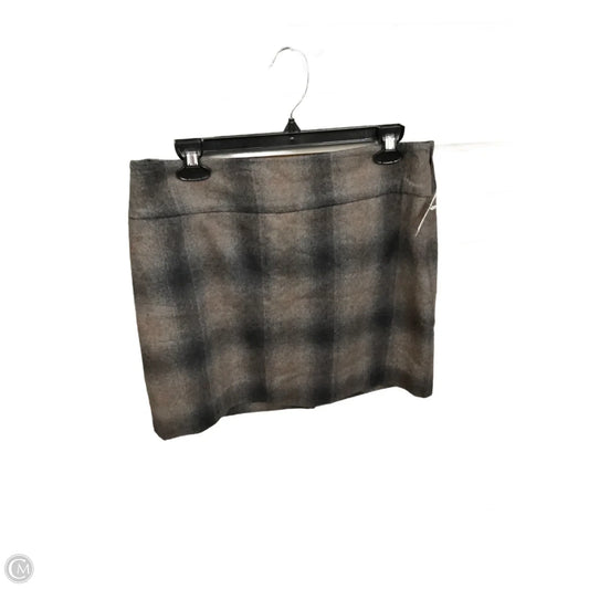 Skirt Mini & Short By Limited In Plaid Pattern, Size: 8