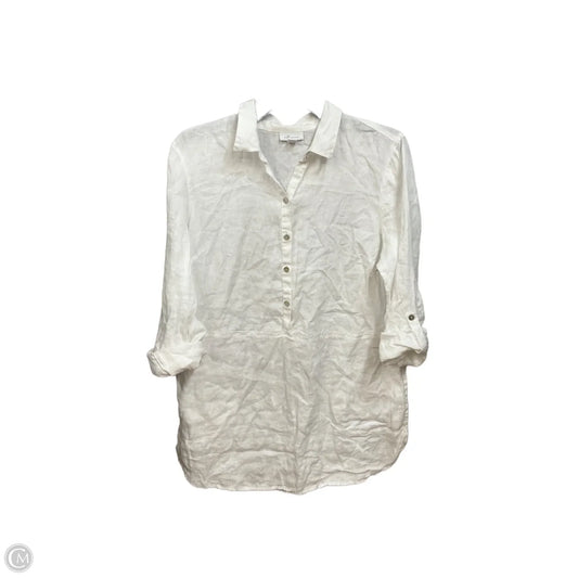 Tunic Long Sleeve By J. Jill In White, Size: S