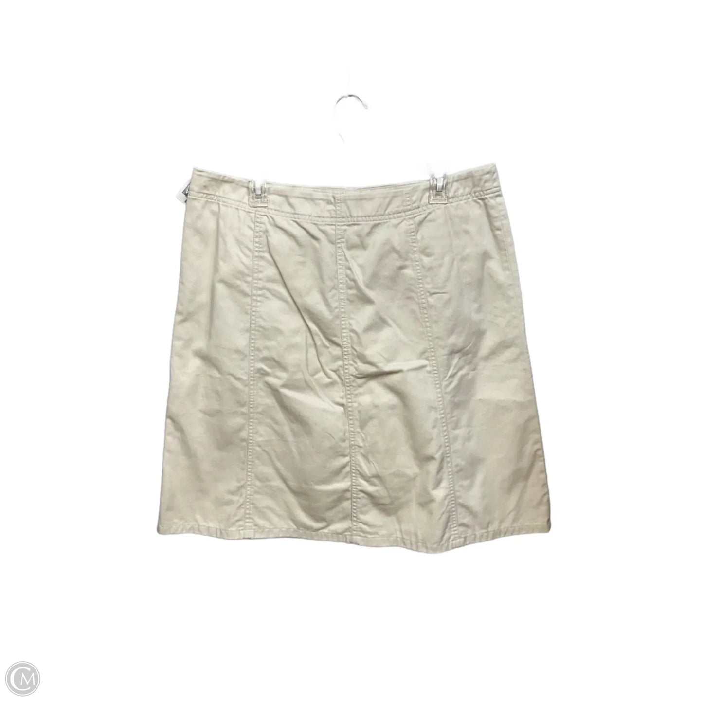 Skirt Midi By Eddie Bauer In Cream, Size: 14