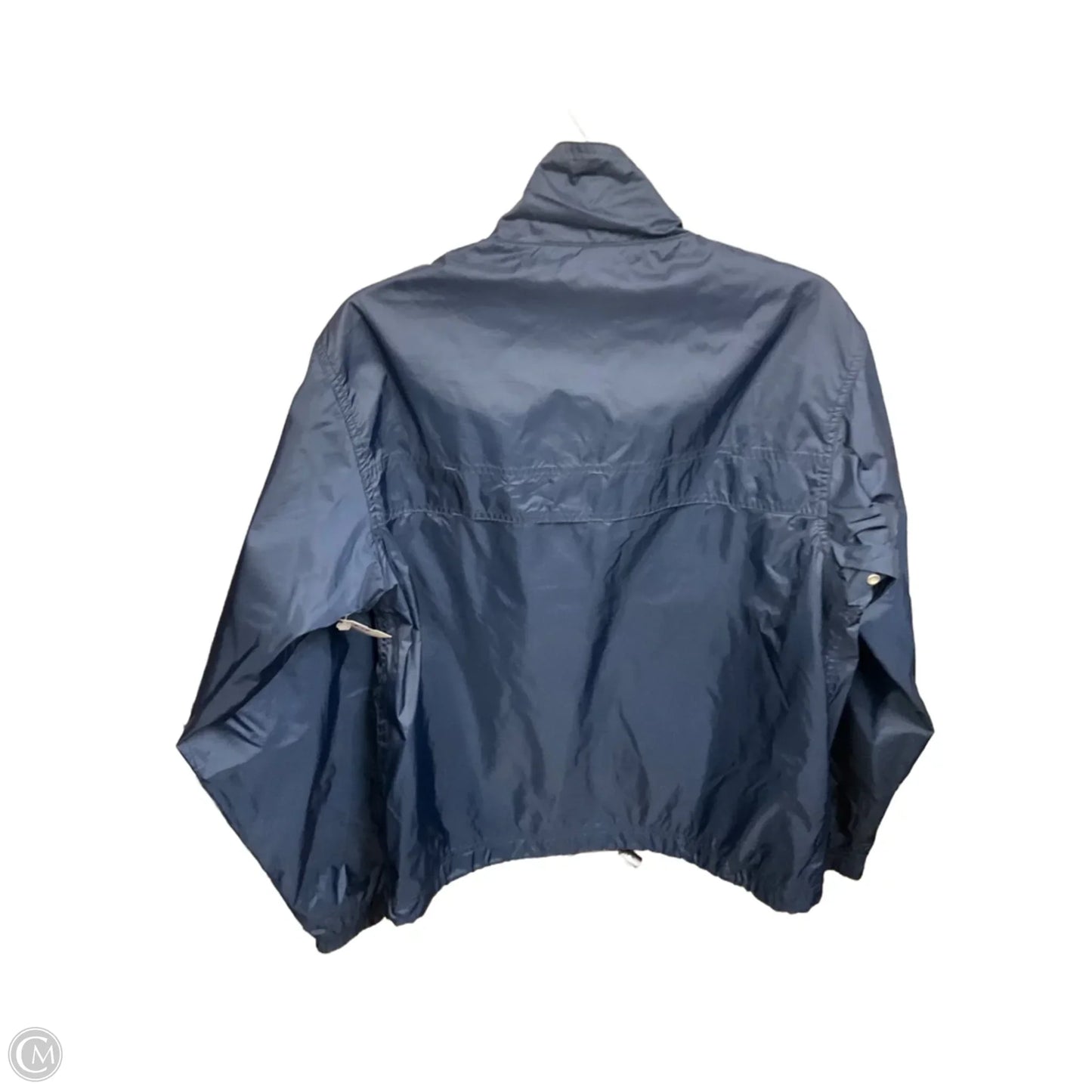 Jacket Windbreaker By Gap In Navy, Size: S