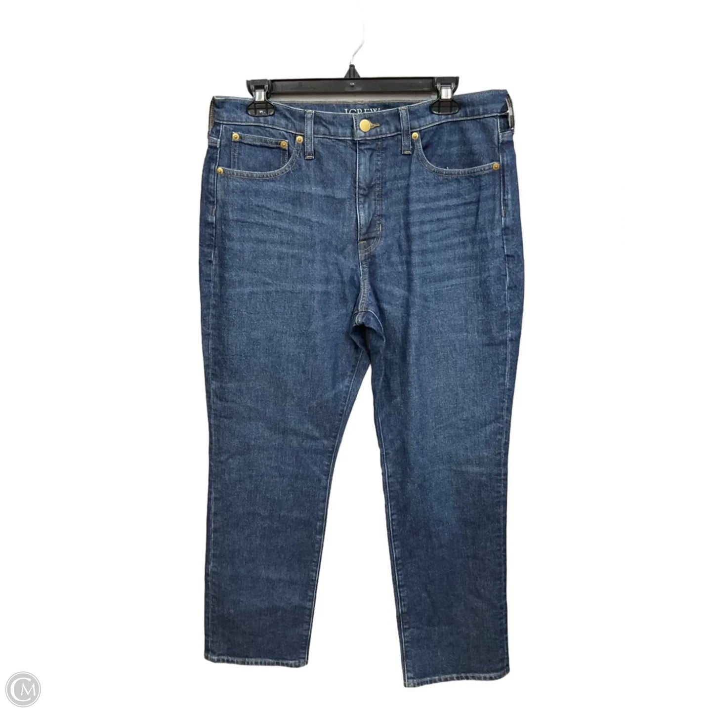Jeans Straight By J. Crew In Blue Denim, Size: 6