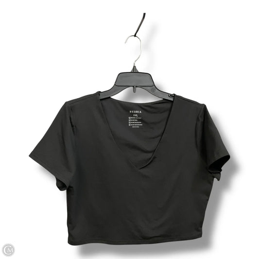 Athletic Top Short Sleeve By Cmc In Black, Size: Xxl