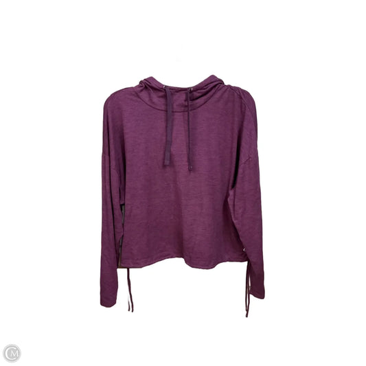 Athletic Top Long Sleeve Hoodie By Gapfit In Purple, Size: M