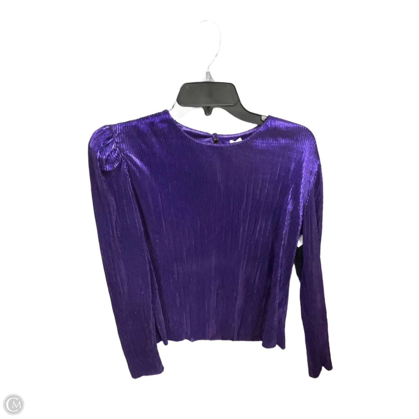Top Long Sleeve Basic By Cmc In Purple, Size: S