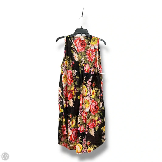 Swimwear Cover-up By Cmc In Floral Print, Size: Osfm