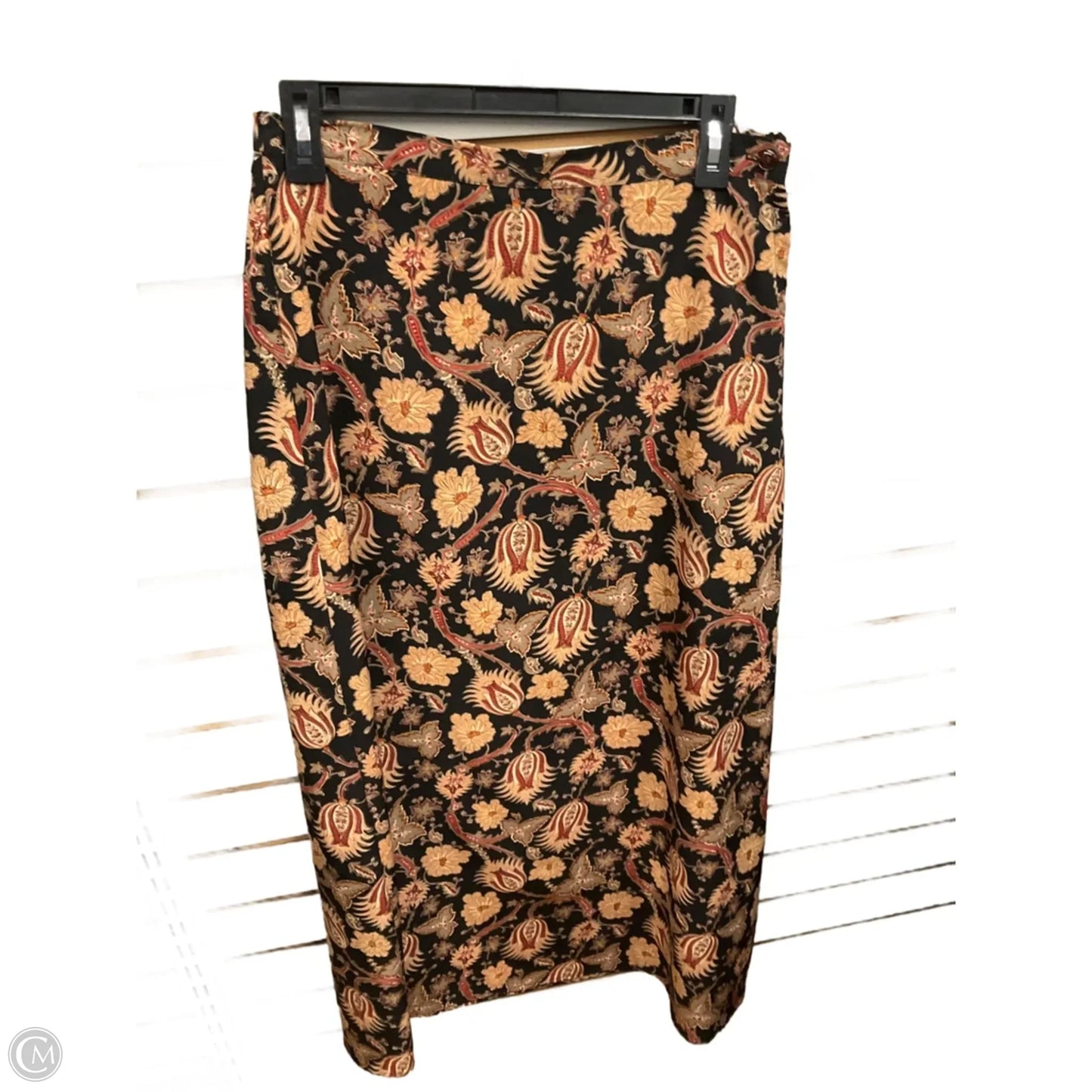 Skirt Maxi By First Option In Paisley Print, Size: 6