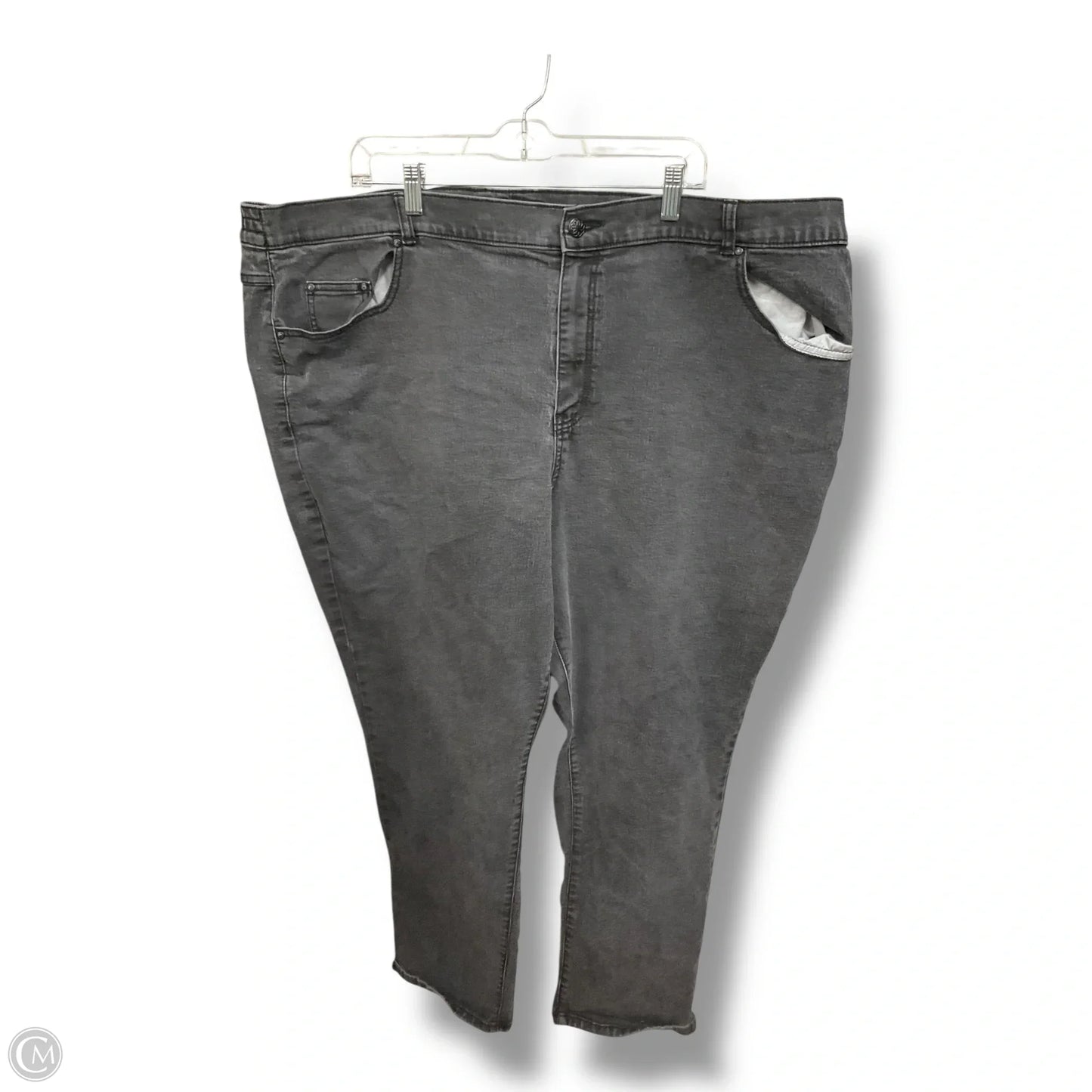 Jeans Flared By Cmc In Black Denim, Size: 4x