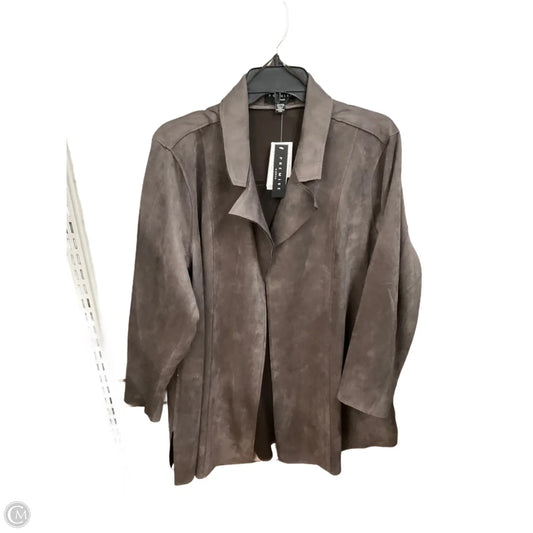Jacket Other By Premise In Taupe, Size: 2x