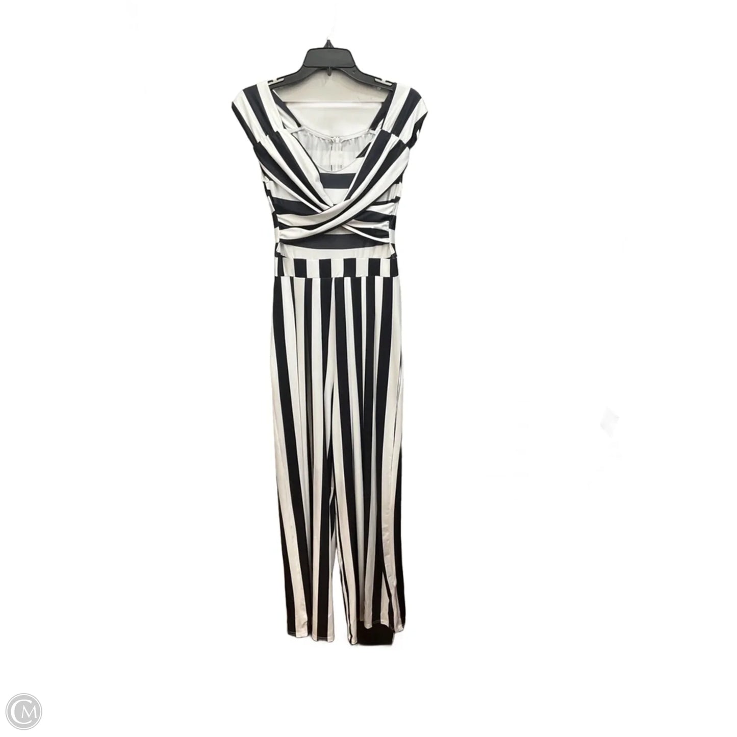 Jumpsuit By Clothes Mentor In Striped Pattern, Size: M