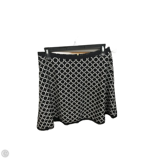 Skirt Mini & Short By Limited In Black & White, Size: 4