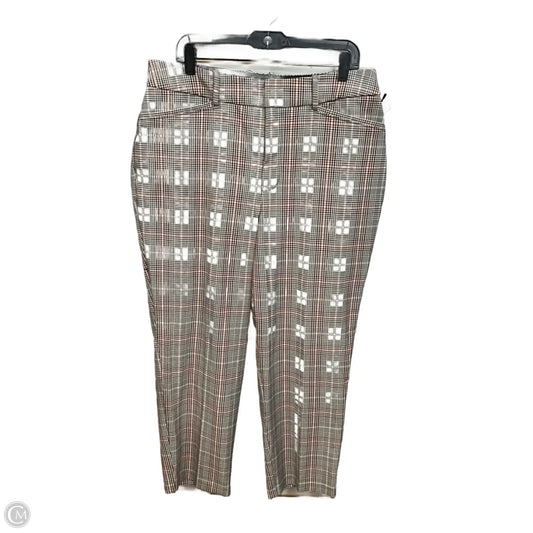 Pants Dress By Ava & Viv In Plaid Pattern, Size: 16