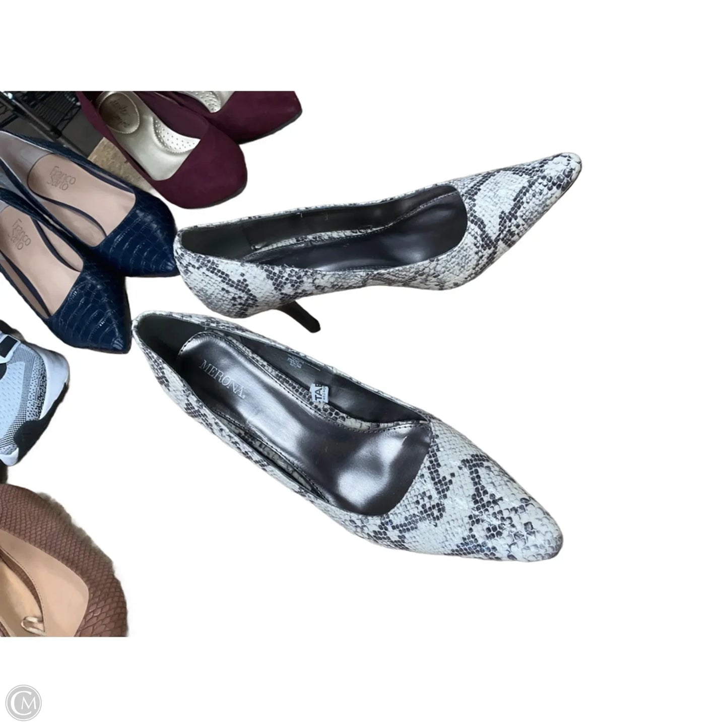 Shoes Heels Stiletto By Merona In Snakeskin Print, Size: 8.5