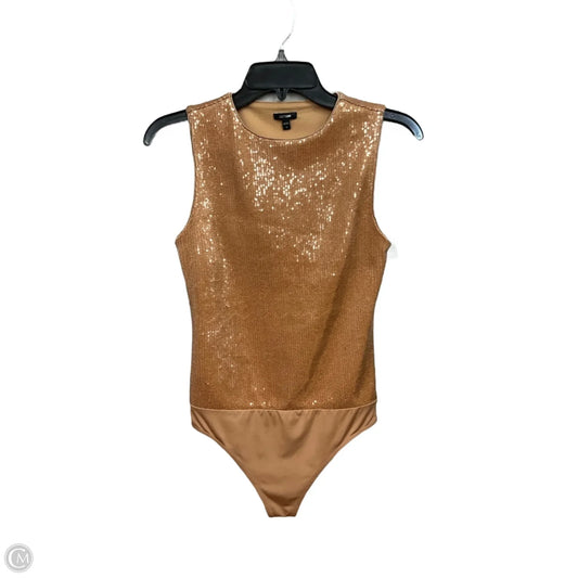 Bodysuit By Express In Gold, Size: S