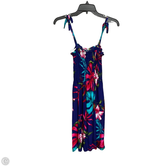 Dress Casual Short By Clothes Mentor In Tropical Print, Size: Osfm