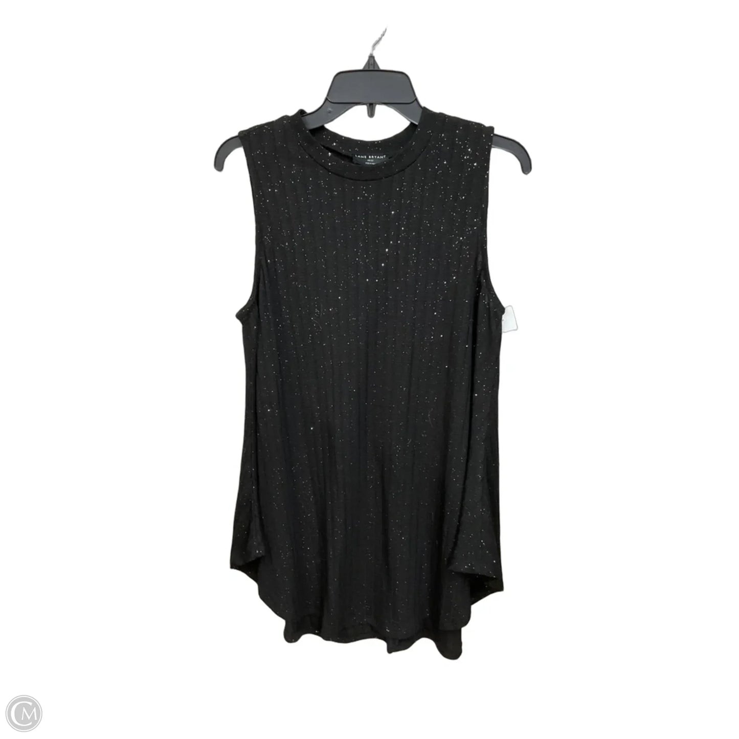 Top Sleeveless By Lane Bryant In Black, Size: L