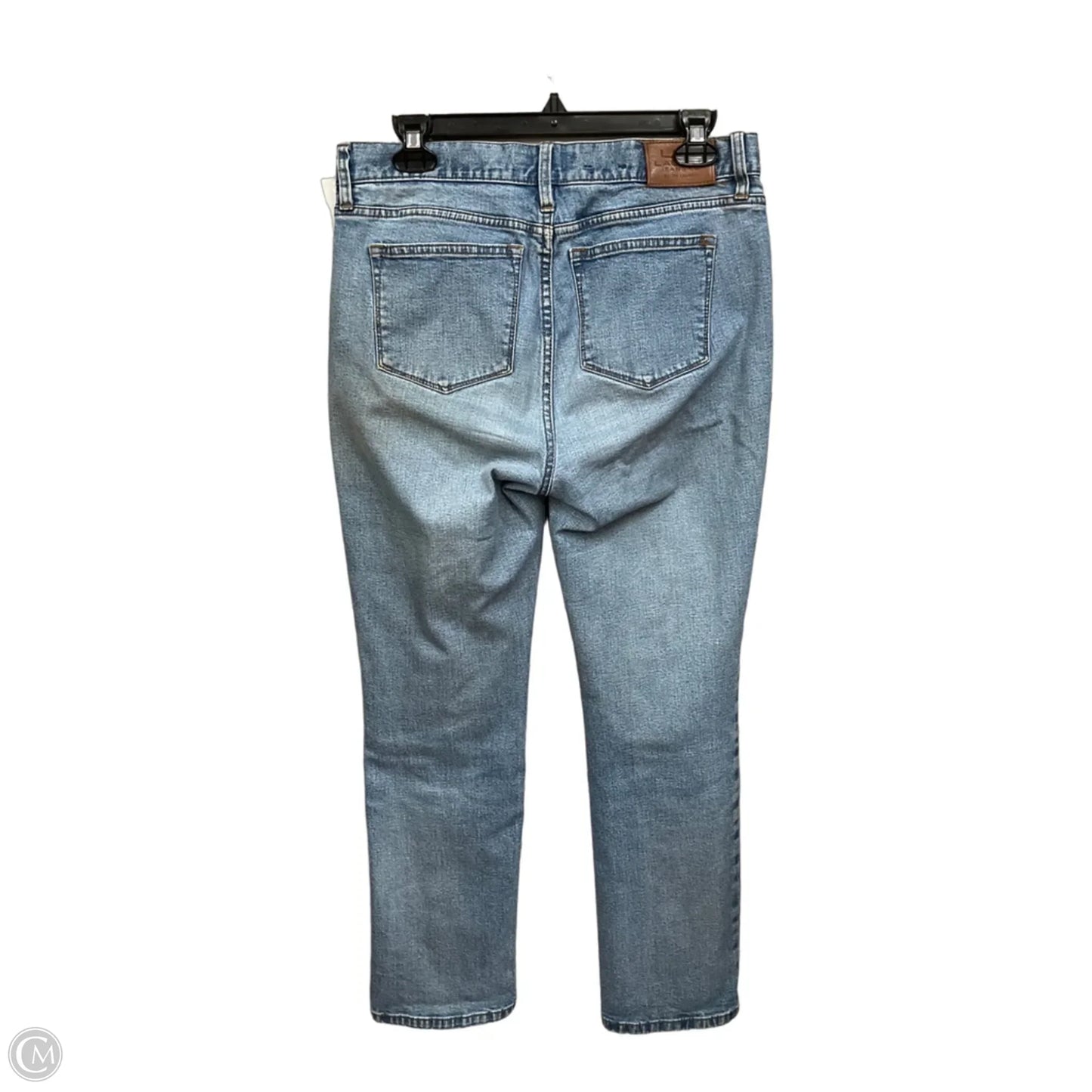 Jeans Straight By Lauren Jeans Co In Blue Denim, Size: 6p