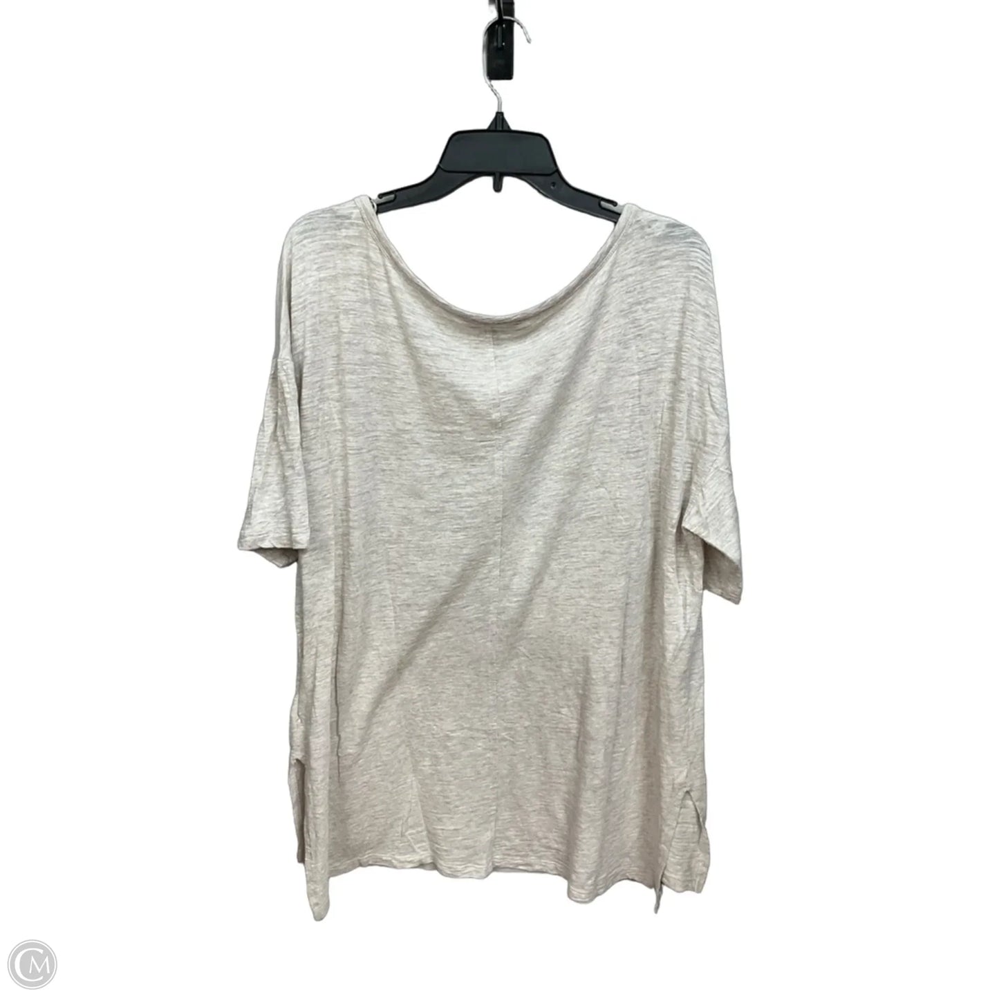 Top Short Sleeve By Banana Republic In Beige, Size: Xl