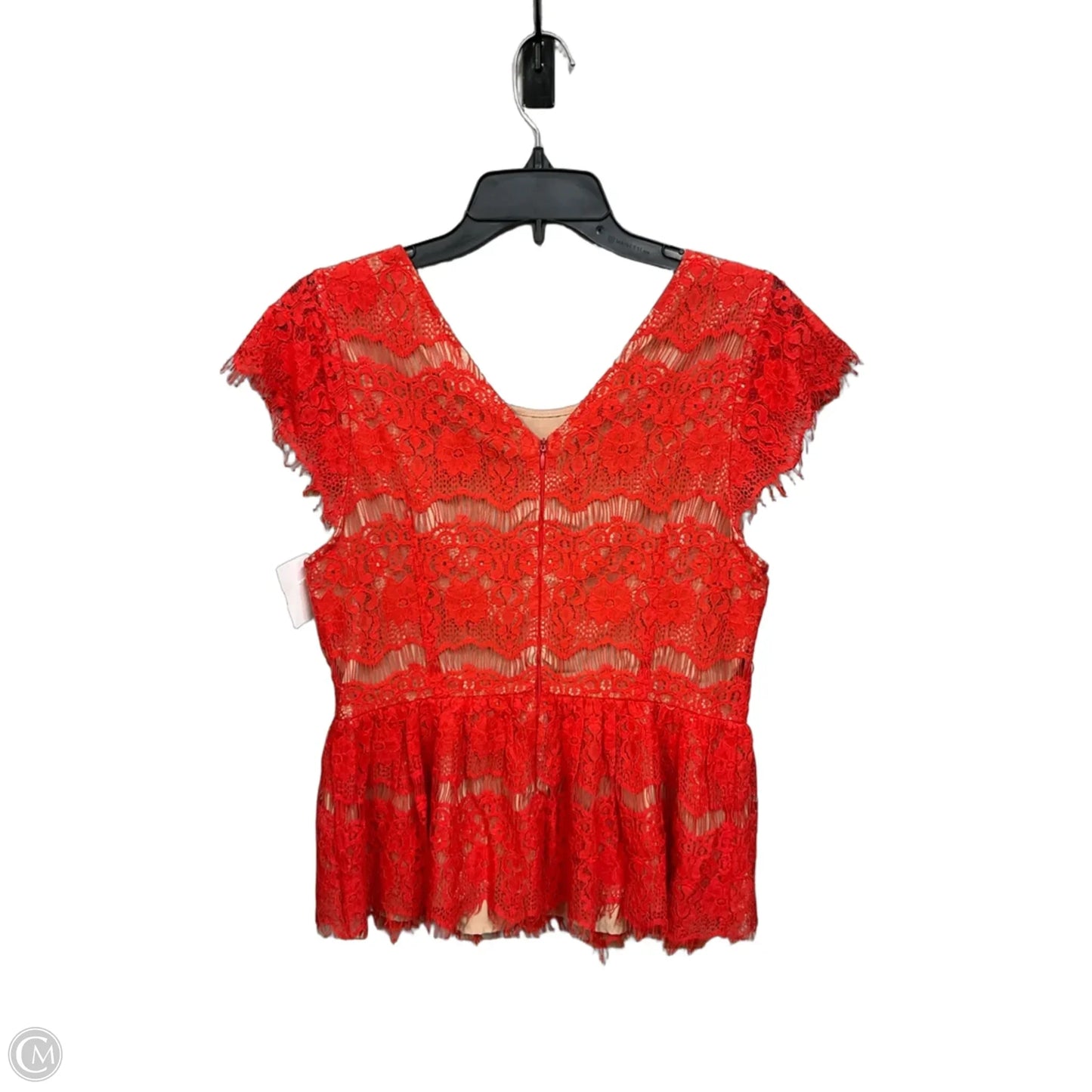 Top Sleeveless By Maeve In Orange, Size: M