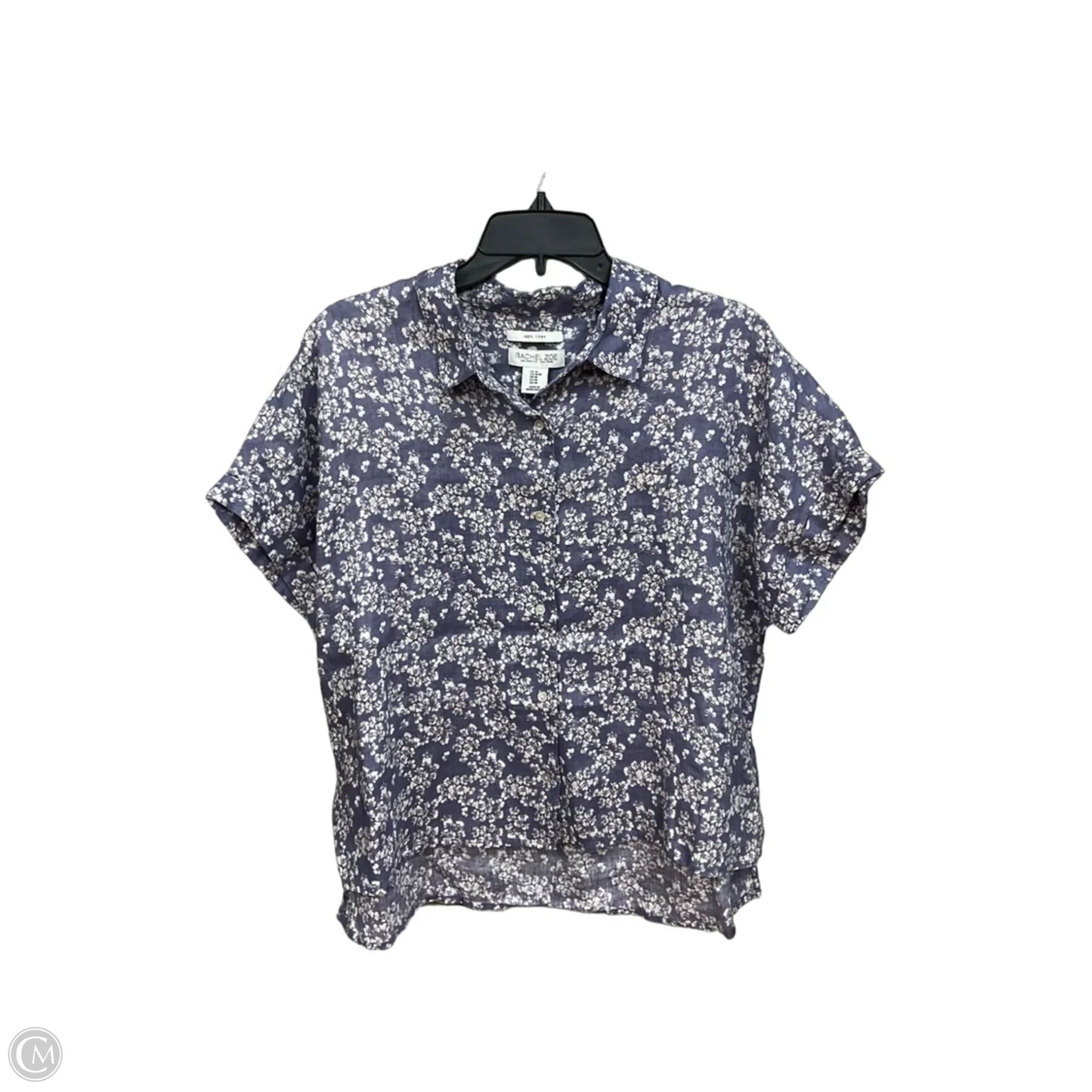 Blouse Short Sleeve By Rachel Zoe In Floral Print, Size: M